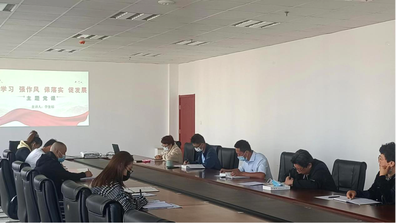 化工書院聯合黨支部開展轉作風、防風險、促發展系列工作